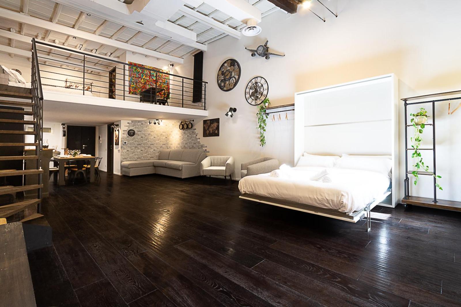 Luxury Loft Campo De Fiori Lägenhet Rom